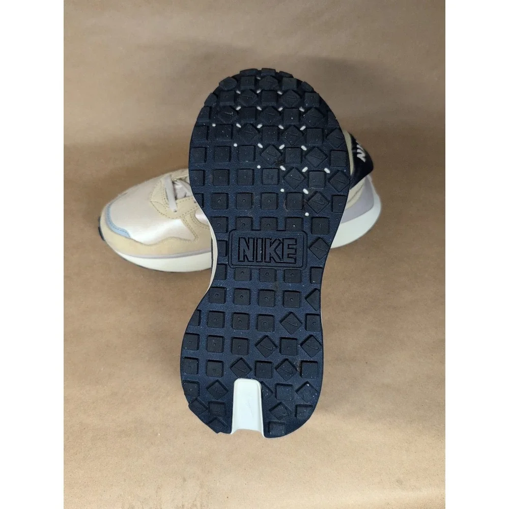 Nike Men's Size 8.5 Phoenix Waffle Light Orewood Brown Midnight‎ Navy FD2196-101